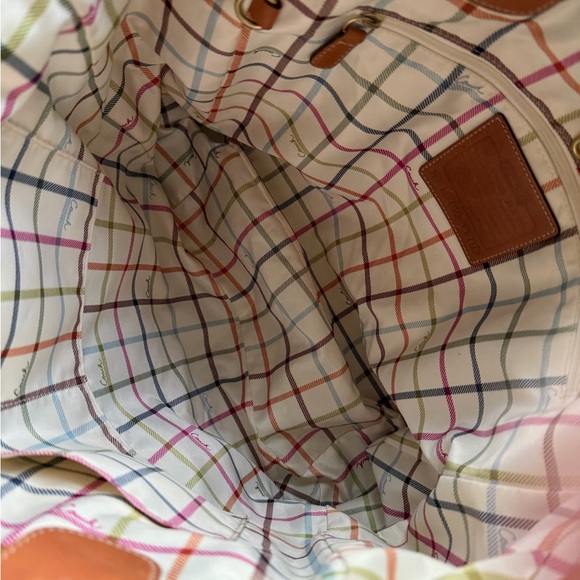 Coach Cream and Tan Leather Tote - Picture 11 of 15